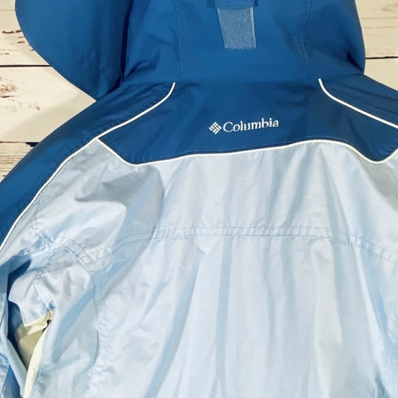 Columbia Vertex Hooded Ski Jacket Winter Small Blue 2 In 1 Snow Sports Warm - Picture 6 of 15
